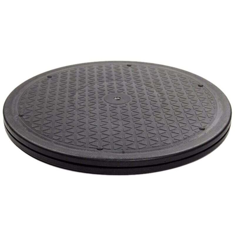 Robuste 30 cm (12 Zoll) Schwenkhalterung mit Kugellagern, Stahl, für TV-Monitor, Plattenspieler, Schwarz