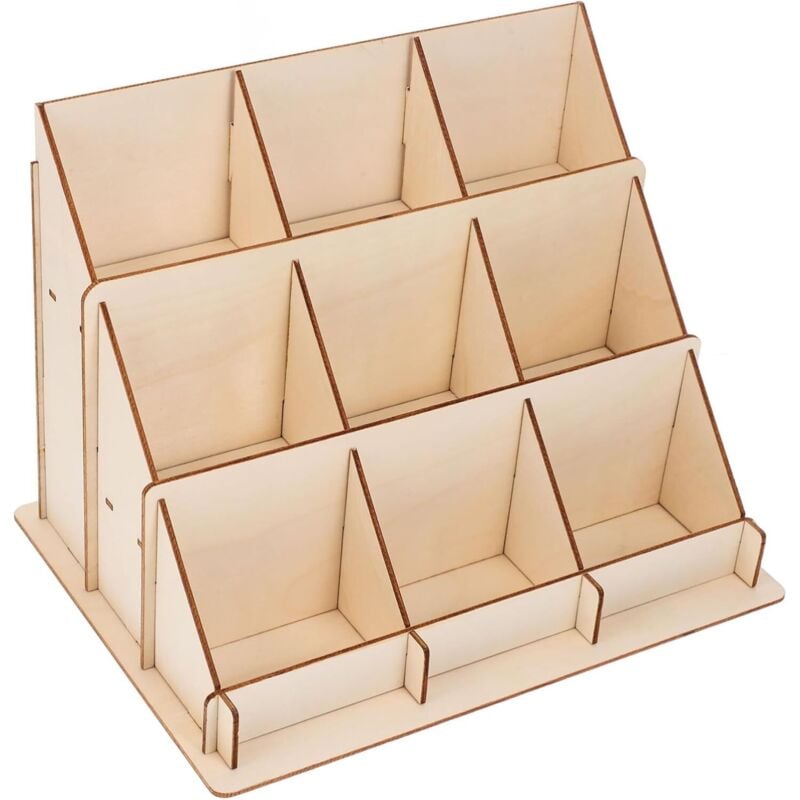 Robuster und einfach zu montierender Postkartenständer für die Verkaufsvitrine