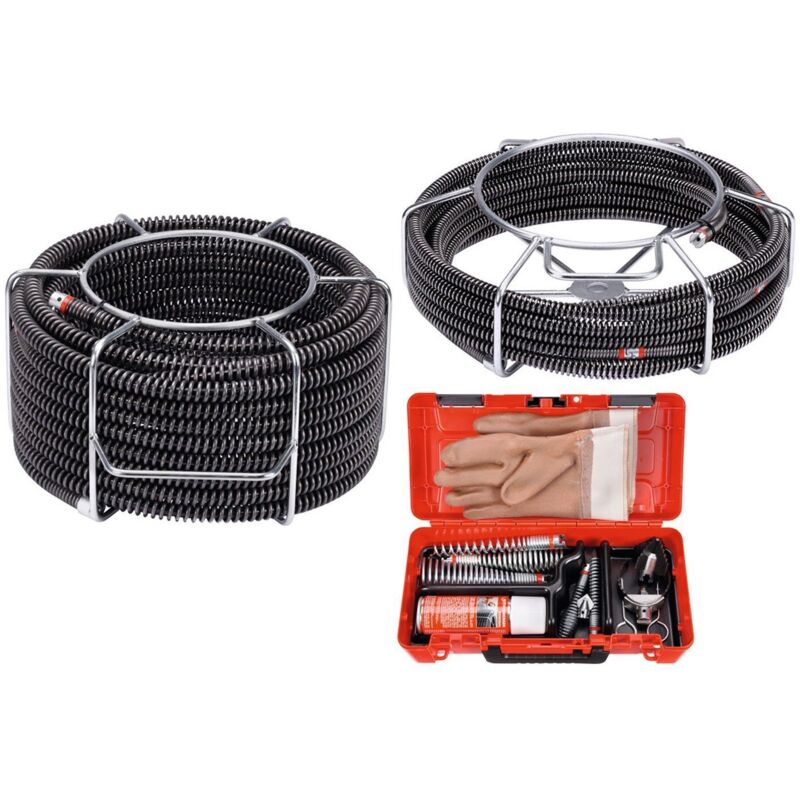 ROTHENBERGER Spiralen mit Werkzeugset SMK, 16-22mm, ohne Führungsschlauch - 072967X