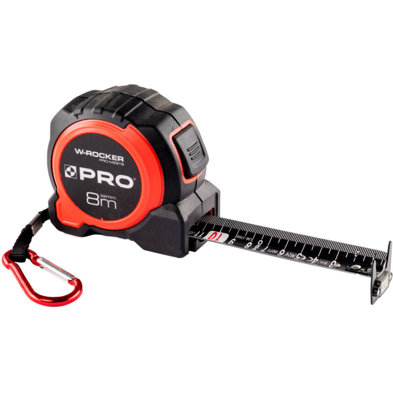 Rolllineal mit Wippe, 32 mm, 8 m – T-8213 P