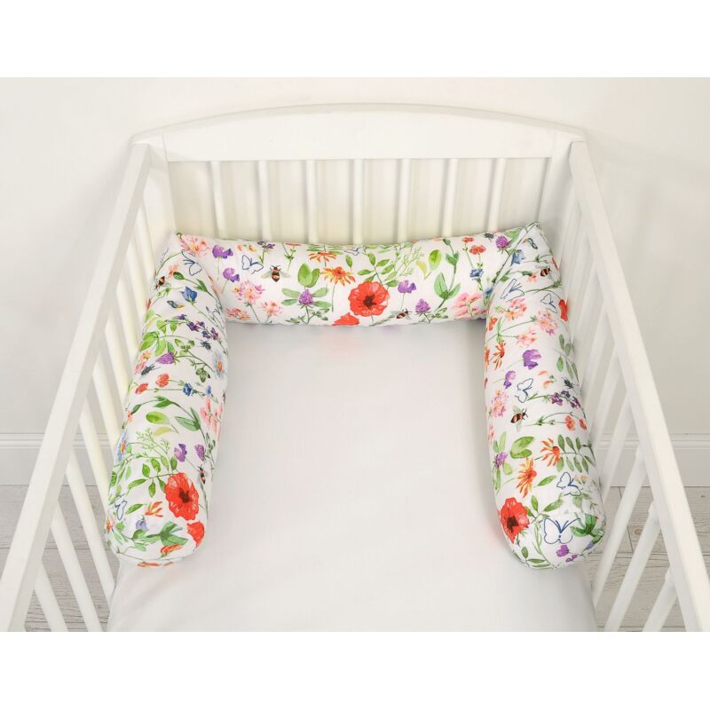 Rollschutz für Babybett - Wiese