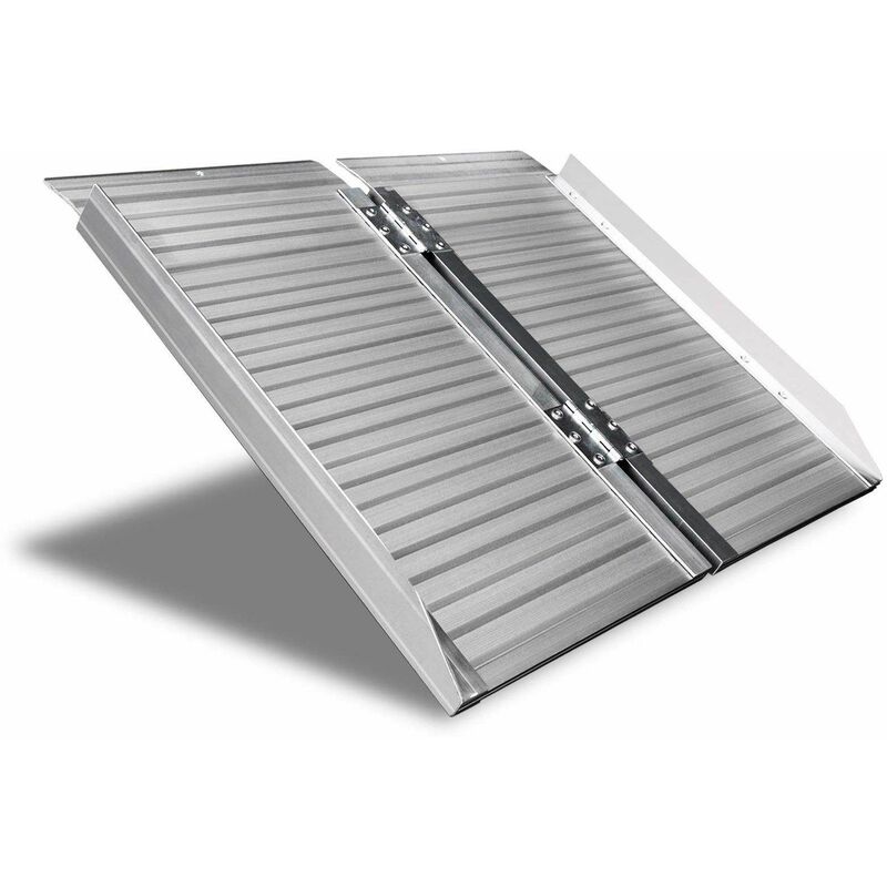 Varan Motors - SR607-2 rollstuhl rampe klappbar rollstuhlrampe faltbar 61CM 272KG flachrampe