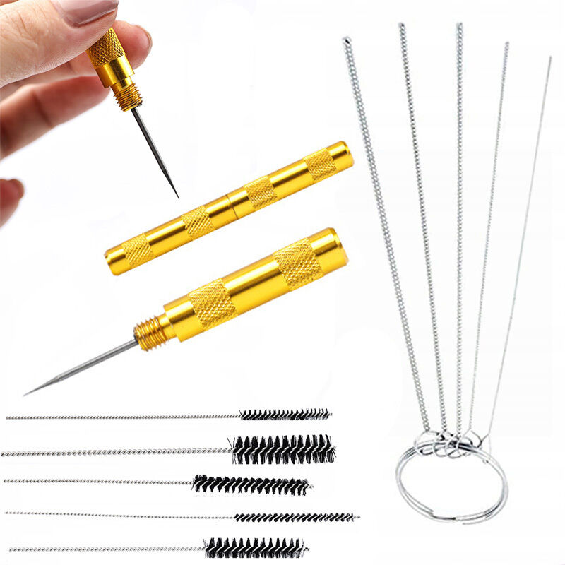 Rosfix Metall-Lackierpistolenreiniger 5 Stk. + Rosfix Goldstanze zum Reinigen der Lackierpistole + Goldstanze zum Reinigen