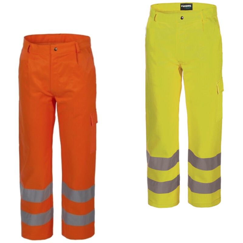 Rossini Hi-Vis Warnschutz-Arbeitshose - 46 (EU) - Orange