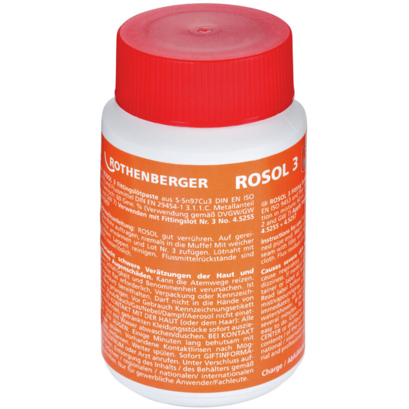 Weichlötpaste Rosol 3 250g Flasche Rothenberger