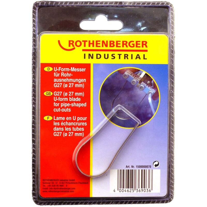Rothenberger - Industrial Schneidemesser für Rohr bis d=27mm - 1500000070