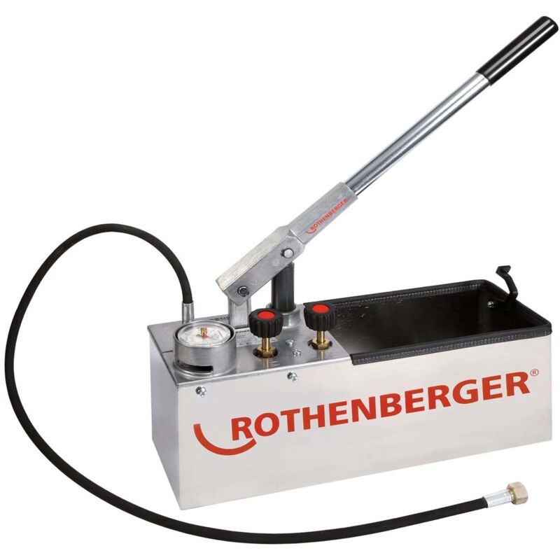 Prüfpumpe rp 50S Inox, manuell, korrosionsbeständig, bis 60 bar - Rothenberger