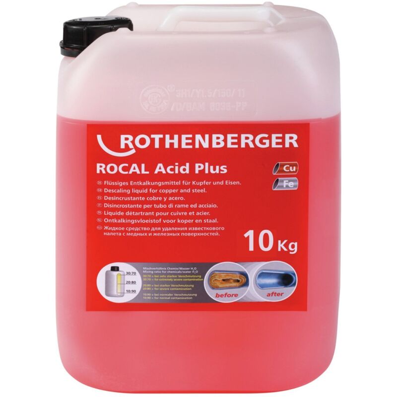Rothenberger - rocal Acid Plus, Cu, fe, 10kg - 61106