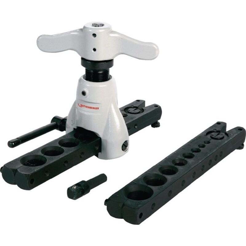 Taumel-Bördelgerät mit Matrize metrisch und zöllig, Zoll + mm - Rothenberger