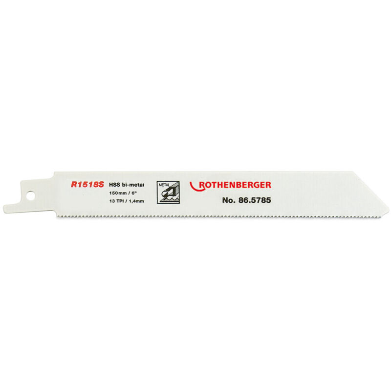 Rothenberger - Universal-Sägeblatt, 150x20x0,9, 13 tpi (5er-Pack) - 865785
