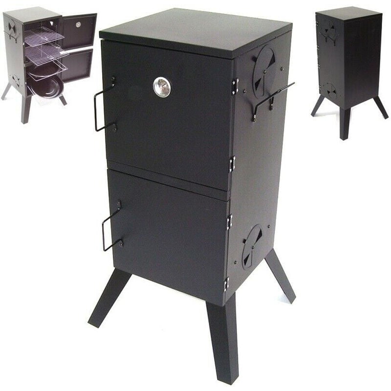 Apex - Räucherofen Räucherschrank Räuchertonne Grill 56513 Ofen Smoker mit Thermometer