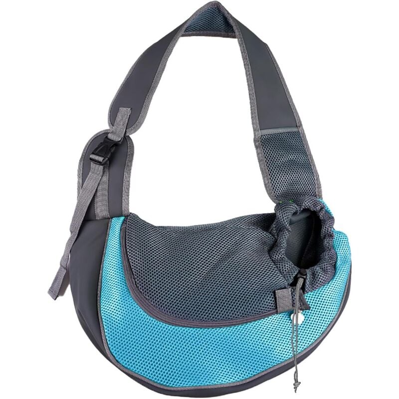 Rucksack für Katzen und Hunde – verstellbare Schultertasche mit Sichtfenster weiches Wickeldesign freihändiger Rucksack für kleine Haustiere