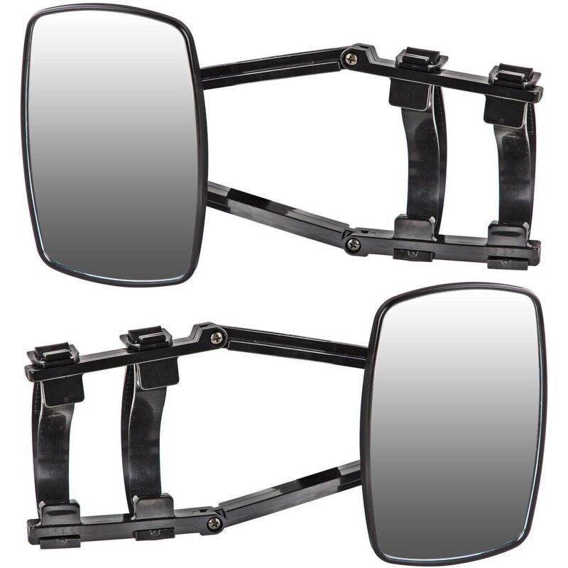 Rückspiegel für Wohnwagen und Pkw, universeller Zusatzrückspiegel, Außenspiegel, Wohnwagen, Außenspiegel, 190 x 125 mm, verstellbar, doppelseitiger