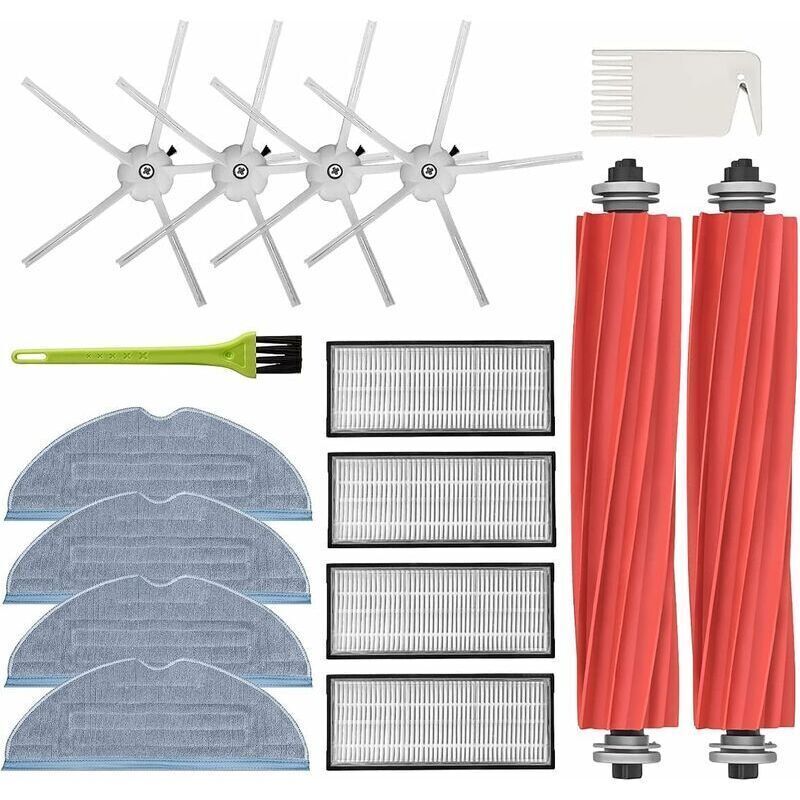 RUKHOOL 6-teiliges Wischmopp-Set für Roborock S7, S7 Plus, S7 Max – Ersatzteile und Zubehör für Roborock S7, T7s, T7s Plus Saugroboter (3-teilig)