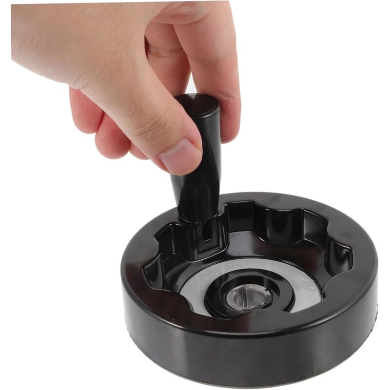 Runde Griff Zubehör Metall Griff Hand Rad Runde Schwungrad Für Grinder Faltbare Rad