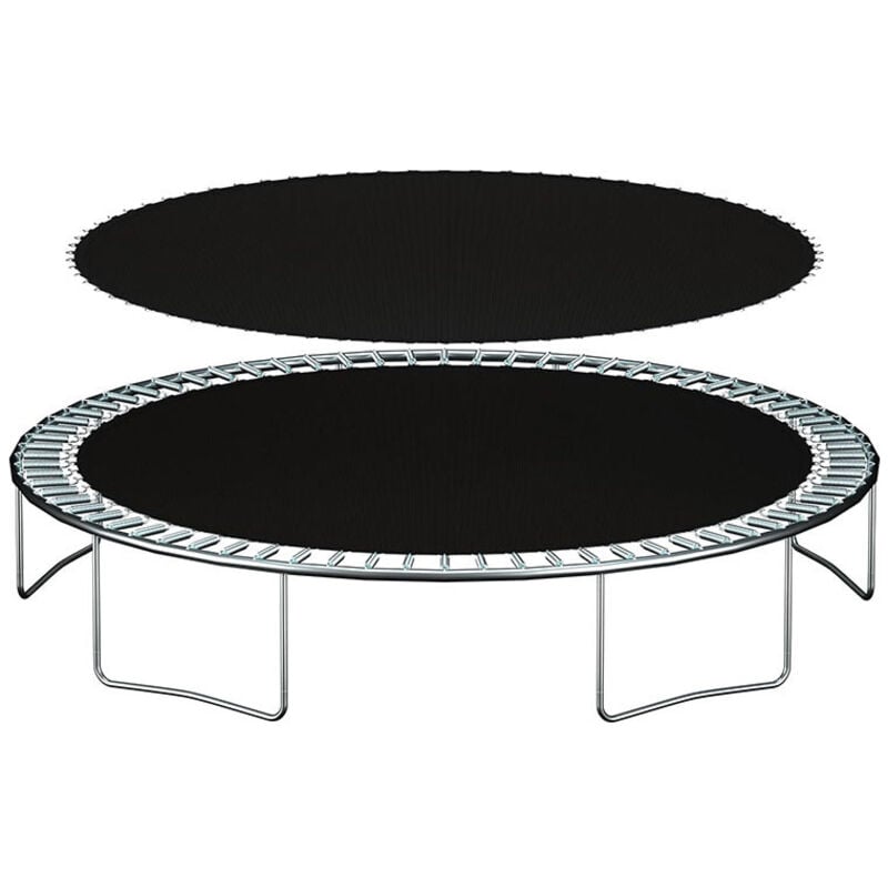 Aiperq - Runde Trampolin-Ersatzmatte mit 72 Ringen im Durchmesser, Sprungmatte für 12 Fuß Trampolin Zubehör