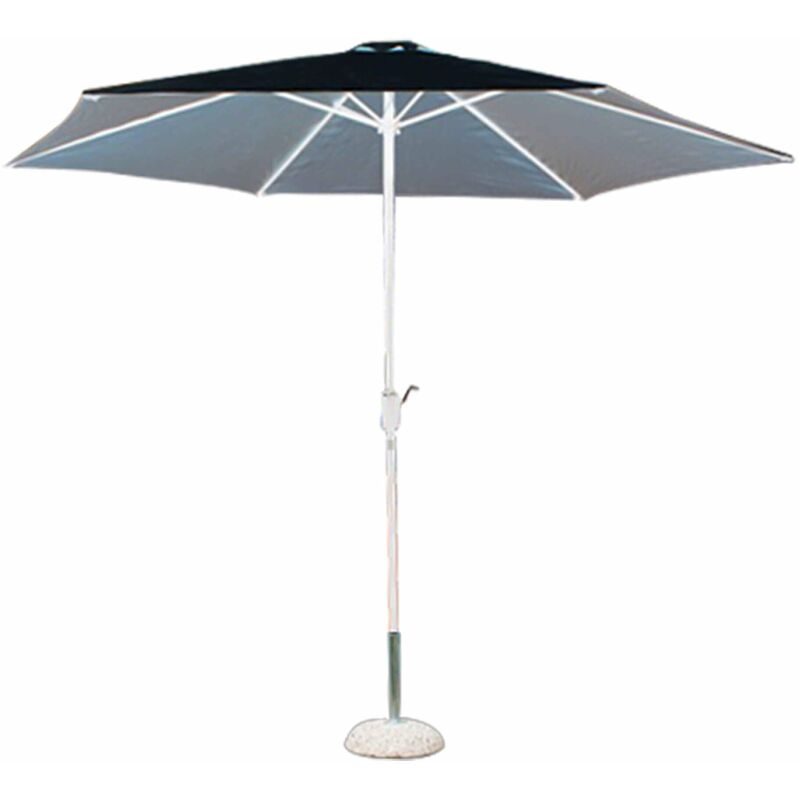 Defibrico - Runder Regenschirm 3 m - Grey - Grey