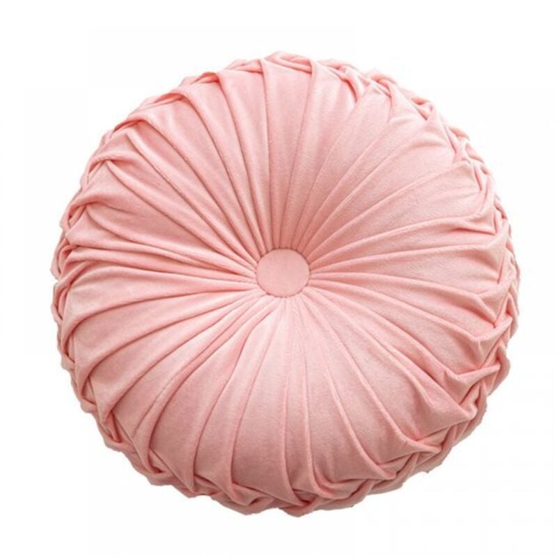 Rundes Faltenkissen – Kürbiskissen – Handbemaltes Kissen – Kissen – 38 cm – Dekokissen – Rundes Kissen – Geeignet für Sofa, Camping, Schlafzimmer,