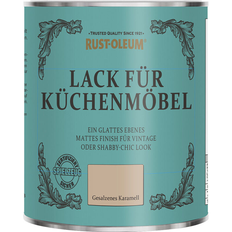 Rust-Oleum Lack für Küchenmöbel 750 ml gesalzenes karamell Lack