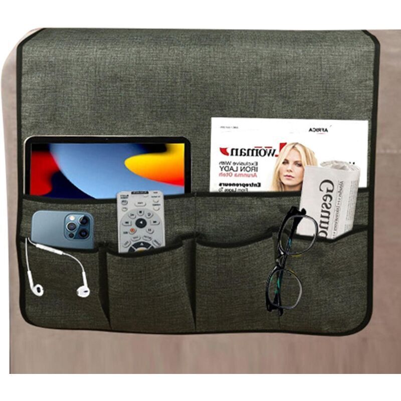 Rutschfeste Aufbewahrung für Fernbedienungen – Für Zeitschriften, Tablets, Handys, Brillen