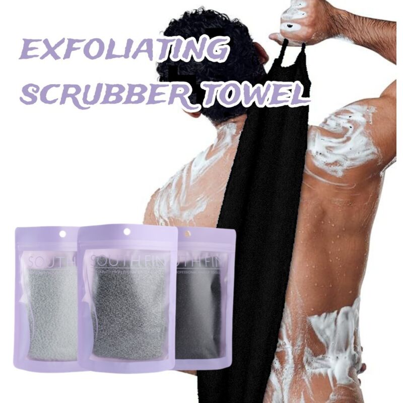 Rutschfeste Badestreifen - Rutschfeste Badetücher - Herren und Damen Strong Grey Go Grey - Rutschfeste Badestreifen - Grau-Schwarz-Grau-Weiß - Modell