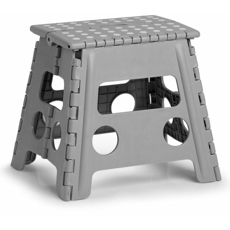 Rutschfester Klapphocker, 37 x 30 x 32 cm, dunkelgrau Zeller Zeller
