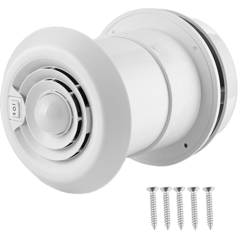 Fitags - rv Dachlüftung, 12V Dachventilator 5000R/mini led Luftdecke Lüftungsgitter Rund für Wohnmobile Wohnmobil Wohnwagen