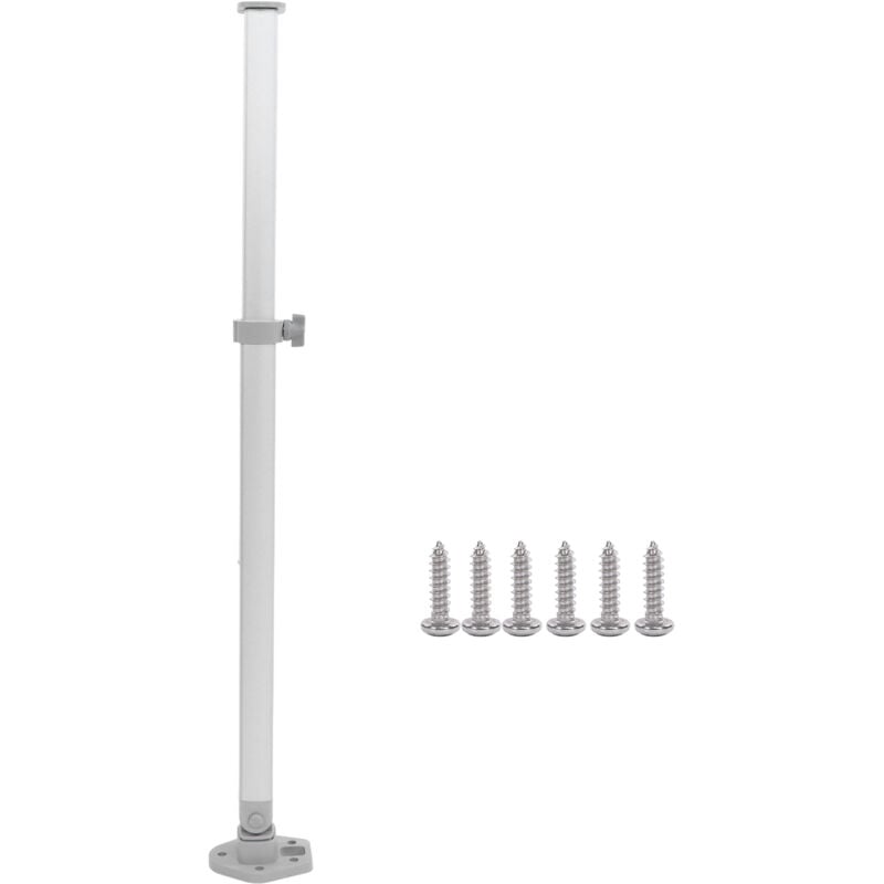 Fitags - RV-Tischstütze, verstellbares Tischbein, Oxidationsbeständig, Teleskop, abnehmbar für Wohnwagen für Yachten