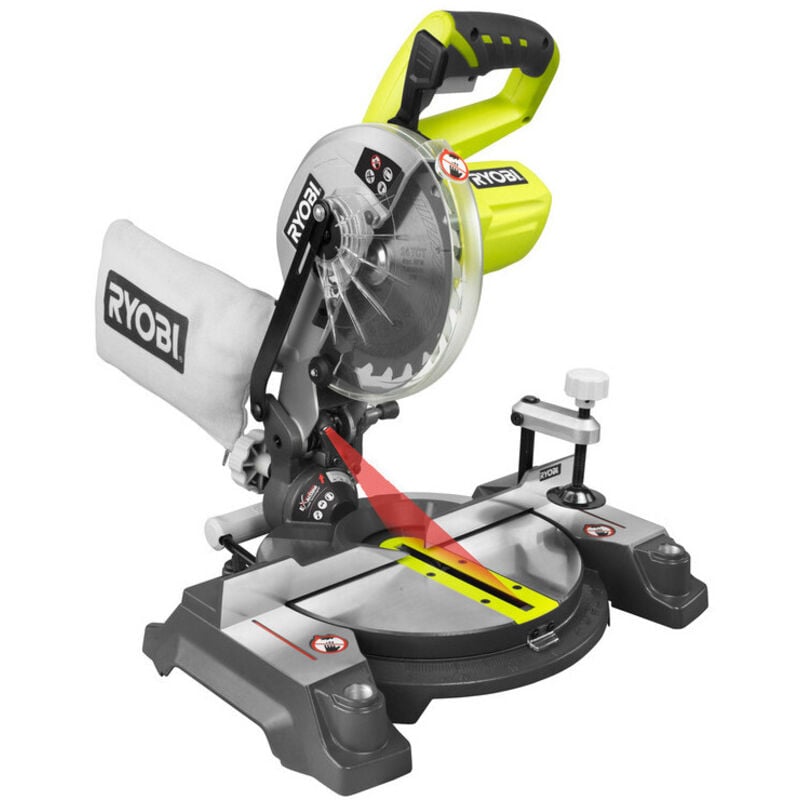 Ryobi - EMS190DCL Akku-Kapp-/Gehrungssäge (ohne Akku), 18V (5133000932)