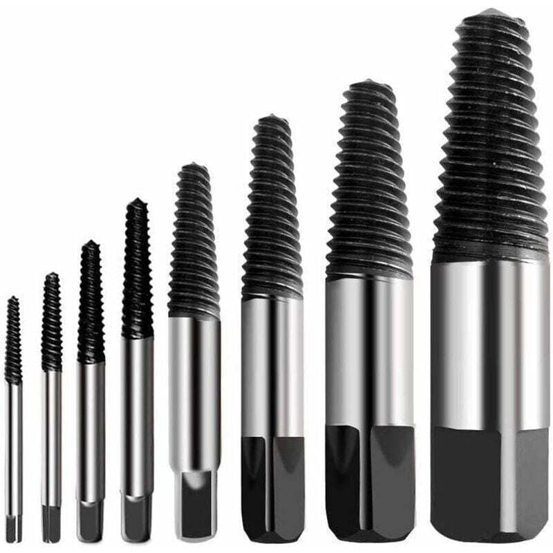 Dolaso - S-giant Extraktor für gebrochene Schrauben, Multi-Burst-Schraubenextraktor-Set, Härtegrad: Edelstahl, Extraktor für gebrochene Schrauben,