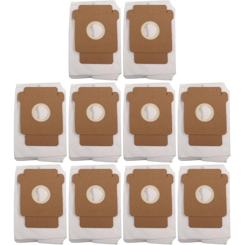 10er-Pack Staubbeutel für Roomba 105/Plus 405/Plus 505/Max 705/Combo 2 Essential Saugroboter, 3 Liter Fassungsvermögen, aus Meltblown-Faser und