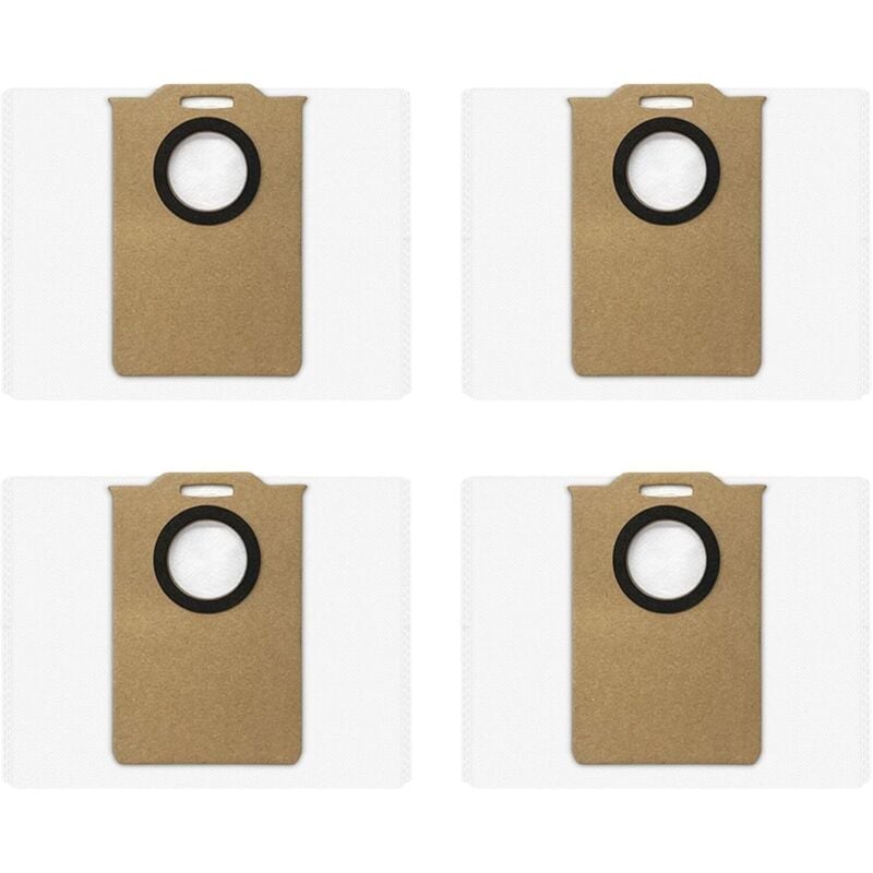 Sacs d'aspirateur pour robots aspirateurs Mova, Trouver E20 Plus, Proscenic Q8 Max, Honor Choice R3 Plus/Plus, vidage automatique de 3,5 l, sacs de