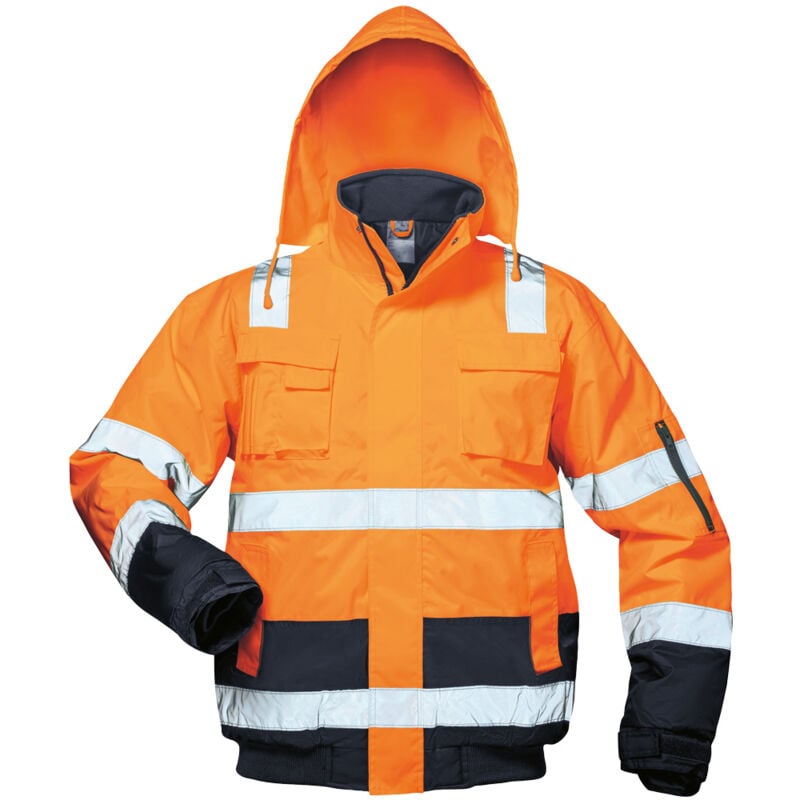 Gr .4XL (70/72) JONAS WARNSCHUTZ PILOTJACKE ORANGE/MARINE orange JONAS HIGH