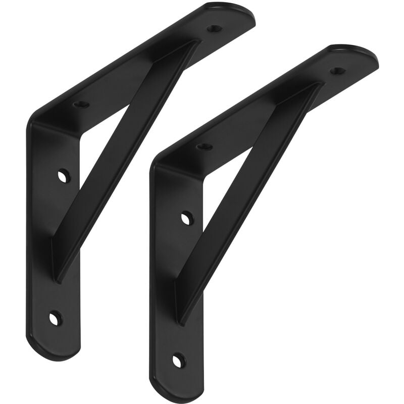 So-tech - sotech Schwerlast-Konsole blackline i schwarz Tragkraft bis zu 200 kg / Paar 15 x 12,5 x 3 x 0,4 cm, 2 Stück