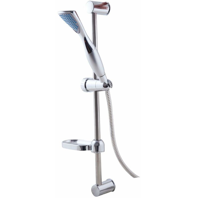 Brixo - Saliscendi mit Doccino Carrier und Duschdusche Amazon Chromium