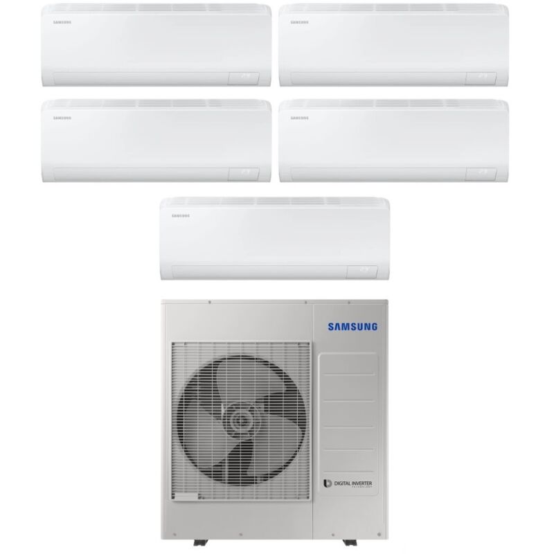 Penta Split Inverter Klimagerät cebu 7+7+9+12 Serie mit AJ100TXJ5KG R-32 Wi-Fi Integriert 7000+7000+9000+12000 - Neu - Samsung