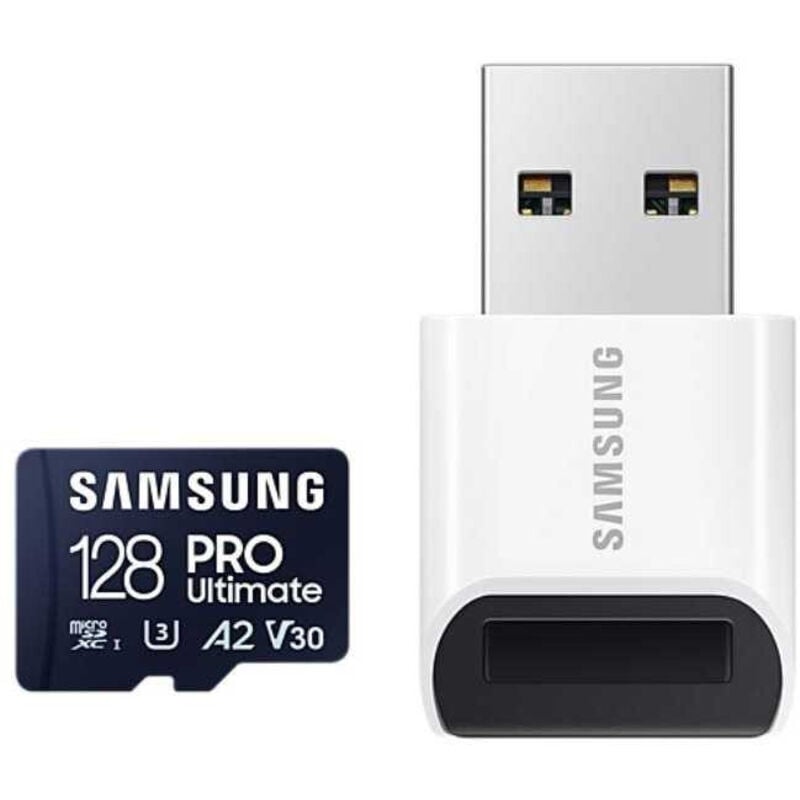 SAMSUNG MicroSDXC-Speicherkarte PRO Ultimate (2023) 128GB inkl. USB-Kartenleser