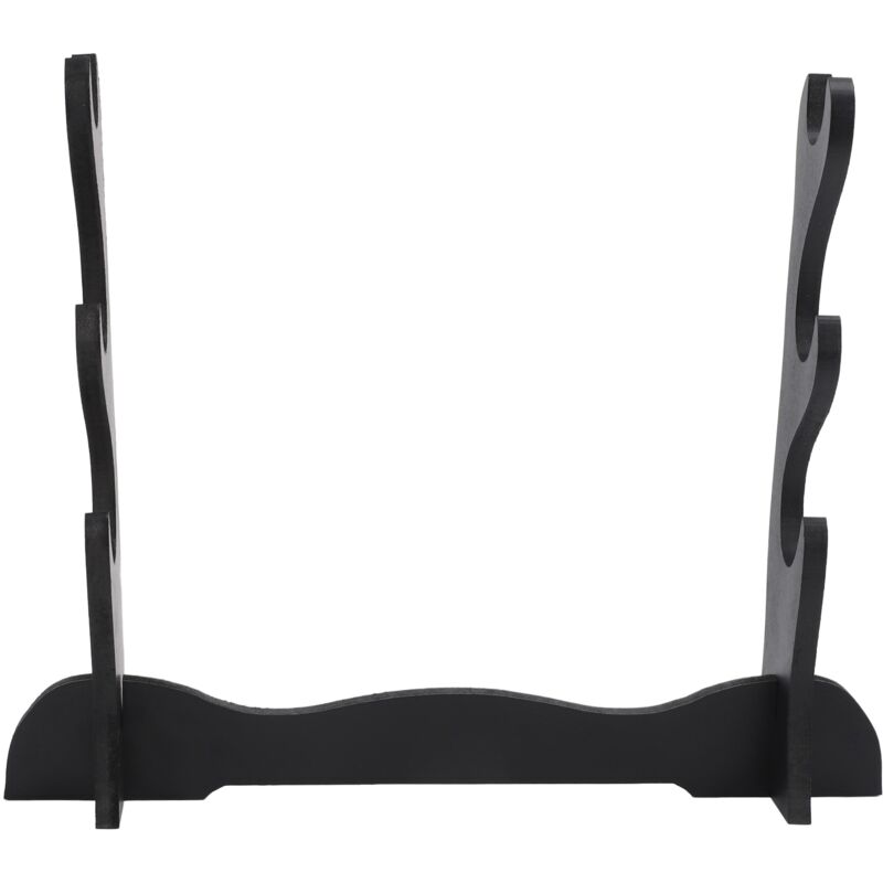 3Tier Samurai Schwert Katana Holder Stand Bracket Rack Display Schwarz