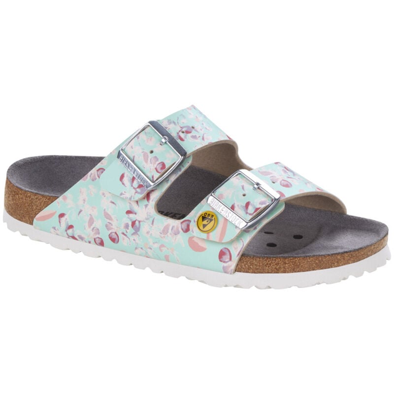 Birkenstock - Sandale Arizona esd Größe 40 flower field mint ( 4000379801 )