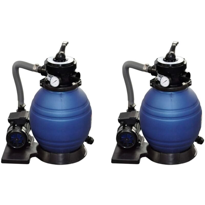 Vidaxl - Sandfilterpumpen 2 Stk. 400 w 11.000 L/h