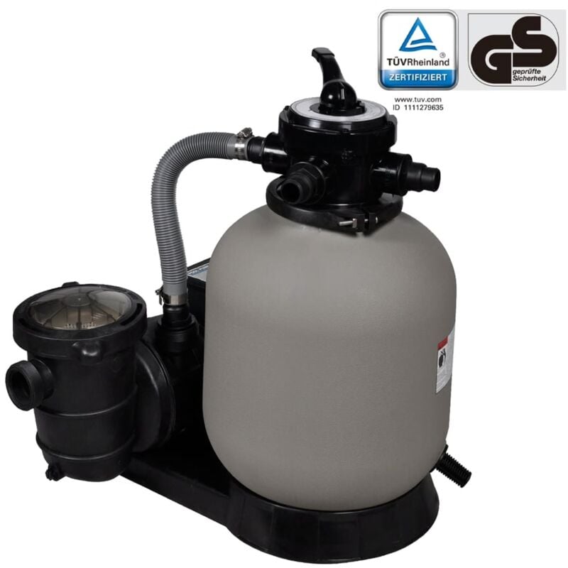Vidaxl - Sandfilterpumpe 600 w 17.000 L/h