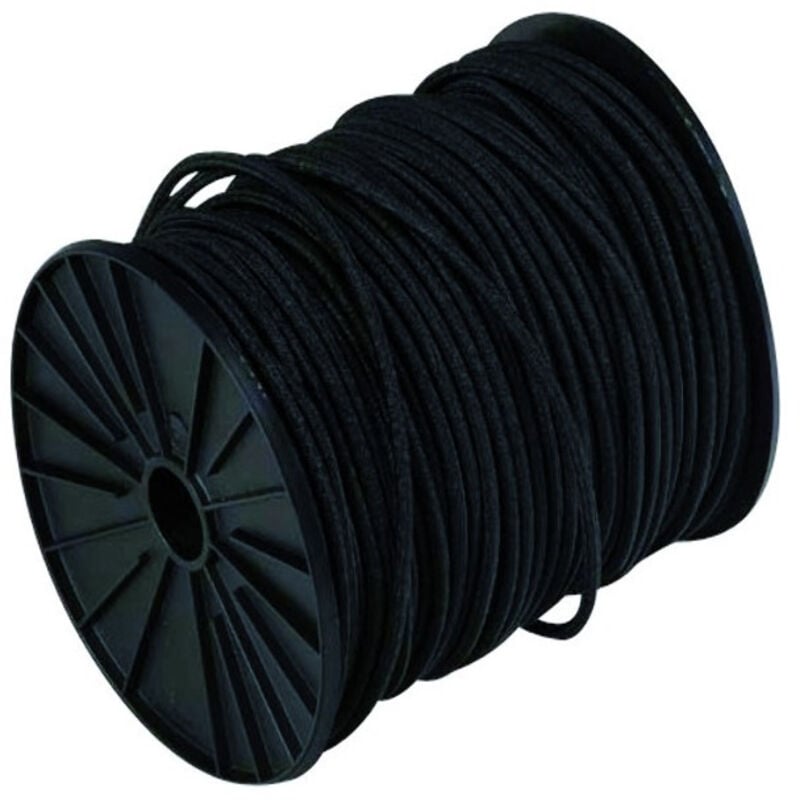 VISO-Sandow aus Polyethylen-Mantel - schwarz - Ø 8 mm - Laufender Meter - SL807NB