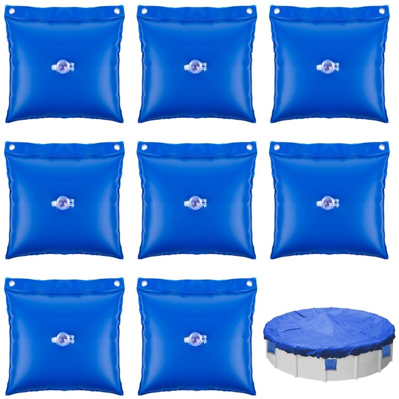 Sandsack für Schwimmbecken, 30 x 29 cm, Poolkissen, Überwinterungsbeutel zum Aufhängen, strapazierfähige Wassersäcke für oberirdische Pools,