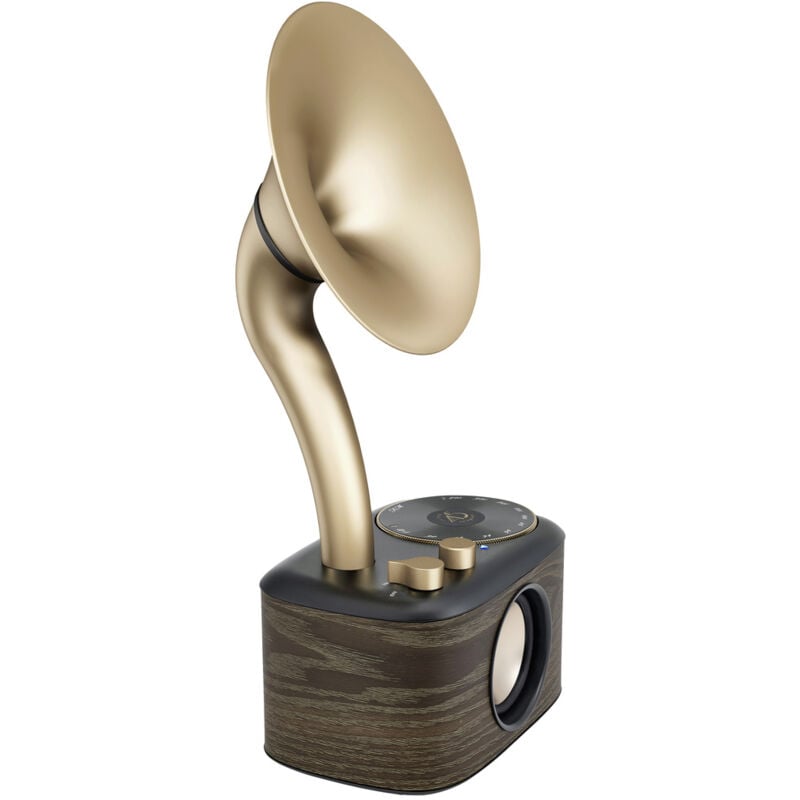 WR-45X Gold Tischradio ukw aux, Bluetooth® wiederaufladbar Schwarz, Gold - Sangean