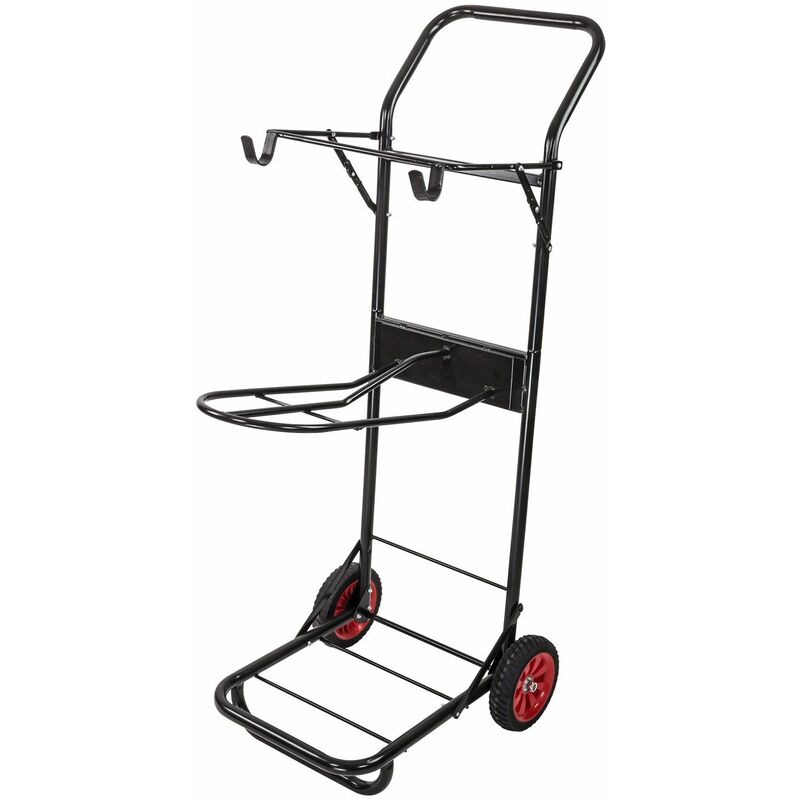 Dema - Sattelwagen Meran Pferde Sattelhalter Sattelcaddy Pferdesattel Halter Wagen