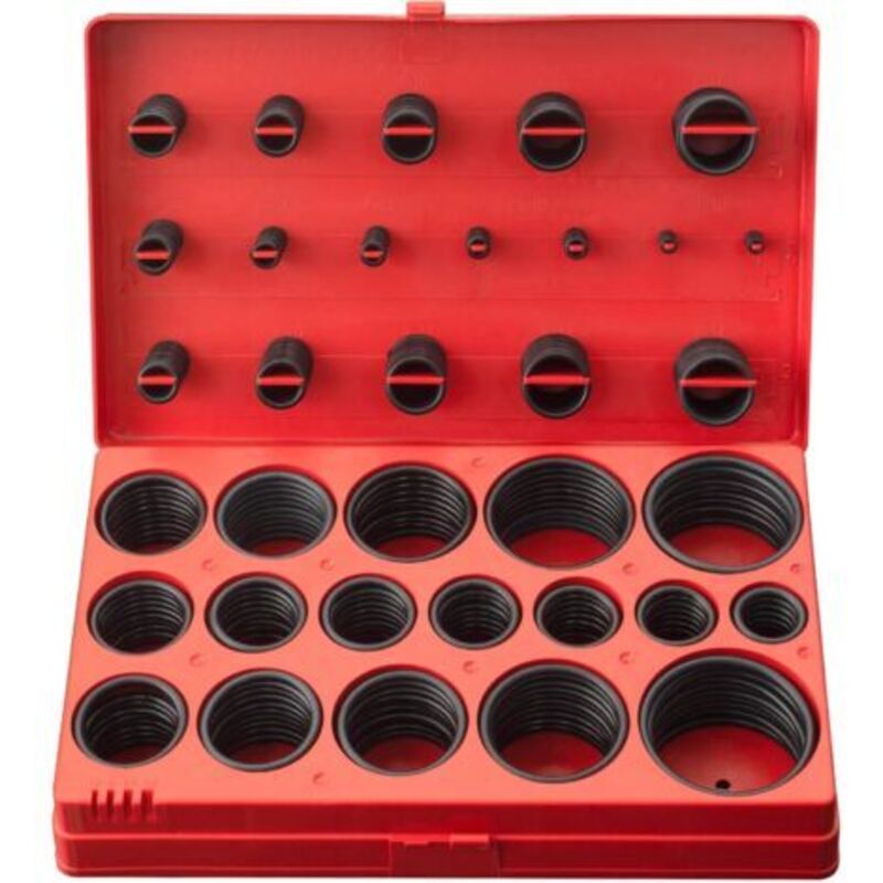 Beijiyi - Satz Gummi-O-Ringe – 419 Stück – Sortiment von 3–50 mm O-Ringen – O-Ringe – Satz O-Ringe
