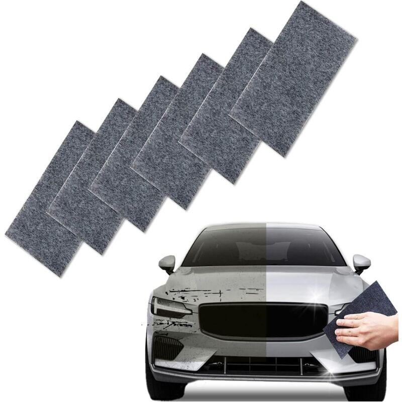 Satz mit 6 Nano Sparkle Cloth Auto-Kratzer-Reparaturtüchern Nano Magic Cloth für Auto Neu