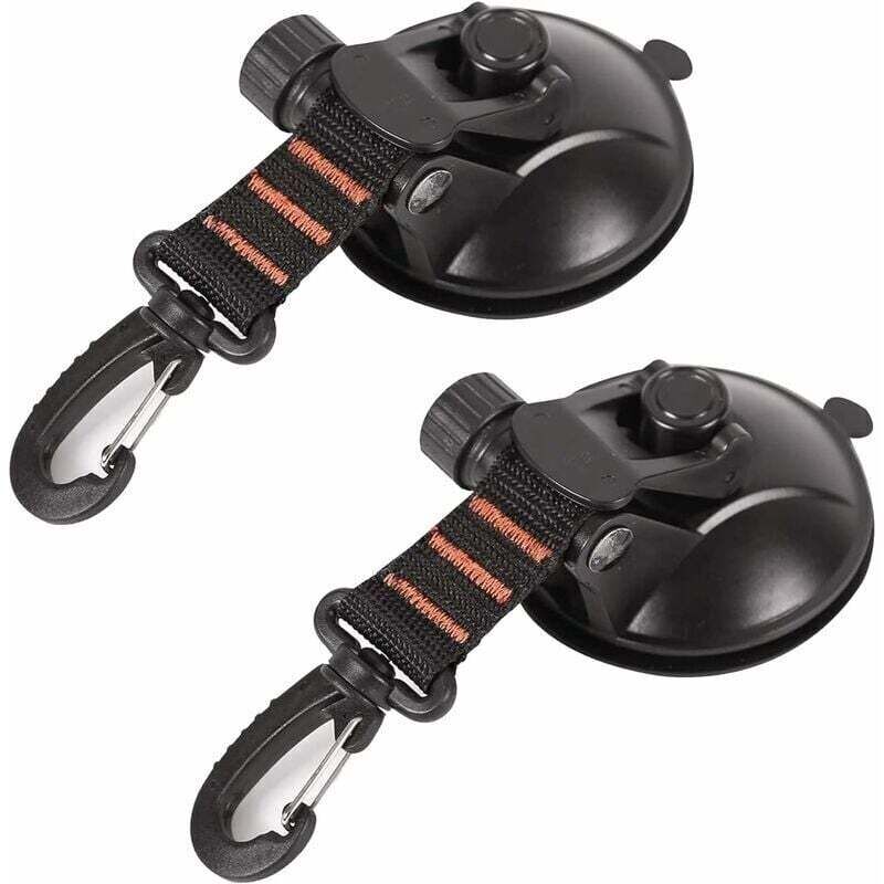 Saugnapf-Anker, 2 Stück Auto Karosserie Saugnapf, Saugnapf Befestigungshaken Saugnapf Markise, Anker Saugnäpfe, Auto Saugnapf Haken, für Auto