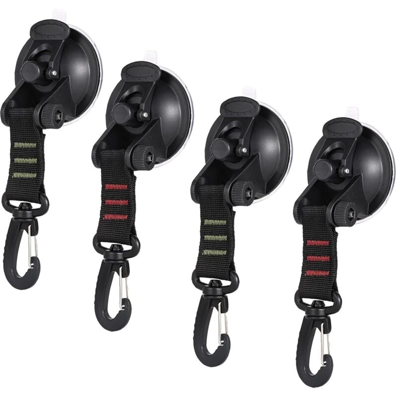 Saugnapf-Anker, Saugnapf-Anker, Saugnapf-Anker, Hochleistungs-Saugnapf-Anker mit Befestigungshaken, Saugnapf mit Haken für Zelte, Markisen, Planen,