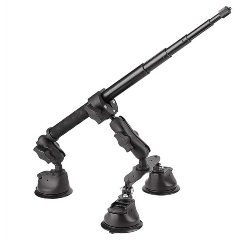 Saugnapf-Set fürs Auto mit Kugelkopfadapter, Selfie-Stick für Action-Kamera-Zubehör X4 X3